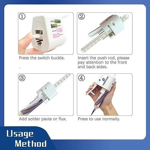 Solder Flux Glue Dispenser for 30cc Solder Flux, No Clean Soldering Flux(30CC x2pack) for Electronics Soldering, Tin Soldering, Rosin Soldering Flux for Circuit Boards and Electrical Wire