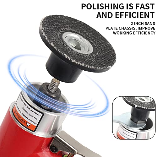 SI FANG 2-Inch Mini Pneumatic Orbital Sander and Grinder Combo