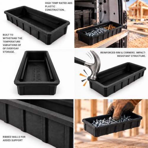 STD. ISSUE Black Nesting Bin Inserts (3-Pack) for Milwaukee PACKOUT 48-22-8430/8435 – Bins Only
