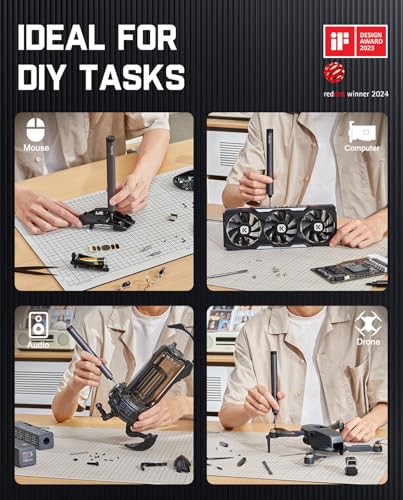 Fanttik E1 Max Electric Screwdriver 53-in-1 Precision DIY Tool Grey