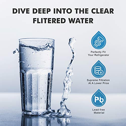 3 Pack Water Filter Replacement for EDR1RXD1, W10295370A, Kenmore 46-9081