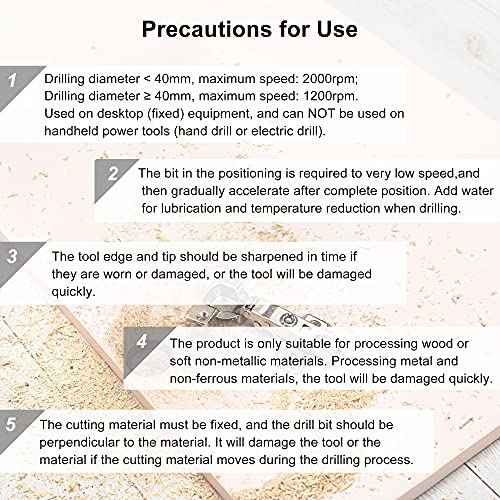 uxcell Forstner Drill Bits 20mm (25/32"), Tungsten Carbide Wood Hole Saw Auger Opener, Woodworking Hinge Hole Drilling Boring Bit Cutter (Blue, Gray)