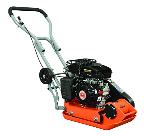YARDMAX 1850 lb Plate Compactor with Pad Bundle for Residential Paving
