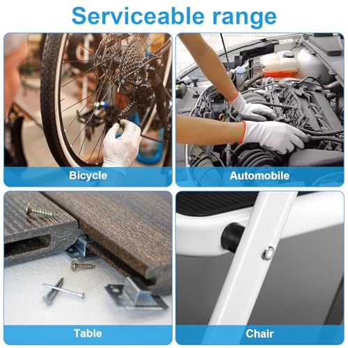 12 PCS Black Standard Hex Dogging Key with Full Loop(5/64in,1/8 inch, 5/32 inch, 7/32 inch), Metal Allen Wrench Set Door Key for Push Bar Panic Exit Device Panic Exit Equipment