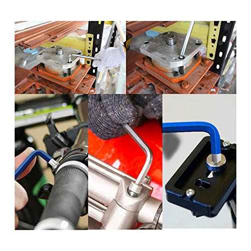 4PCS 3/16" Ball End Hex Key Allen Wrench, SAE Internal Hexagonal Wrench, L Shaped Long Arm S2 Steel Repairing Tool£¬Orange