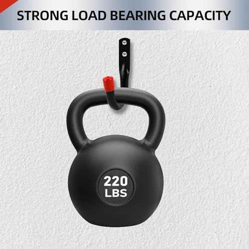 Heavy Duty Garage Wall Hooks for Hanging, 6Pcs Storage Hooks, 3.8inch Hanging Hook for Garage Storage and Organization,Wall Mount Utility J Hook with Wall Anchors and Screws (6, 3.8inch)