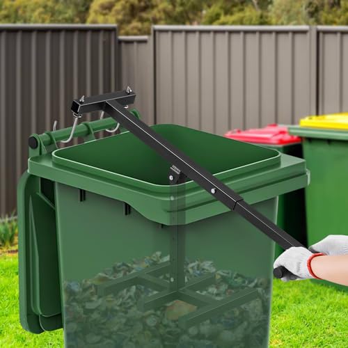 Manual Garbage Bin Compactador 120L-360L Steel Trash Compactor with Adjustable Handle