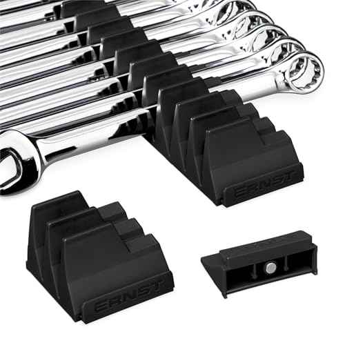 Ernst Manufacturing Wrench Pro - Modular Wrench Organizer for 20 Tools with Magnetic Base - Made in the USA