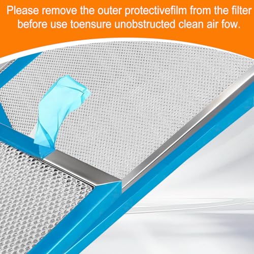 KeyTeam 11-1/4 x 11-3/4 in Stove Hood Filter, 99010316 Replacement - 1 Pack