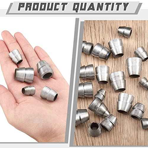 21 Pcs Safety Round Axe Handle Wedges Hammer Splitting Axe Wedge Hand Metal Round Steel for Claw Hammer Sledge, Mauls Handle Kit (0.31/ 0.39/ 0.43/ 0.51/0.63/0.71/ 0.75 Inch)