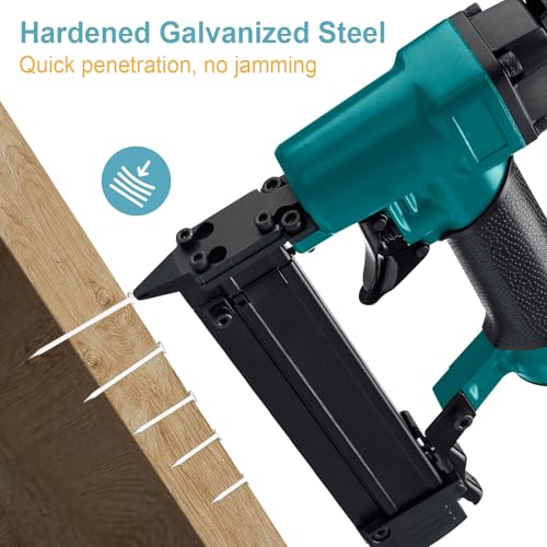 BaBaYang 18 Gauge Brad Nails Combo Pack - 1500 Pieces, 5 Sizes for Nail Gun
