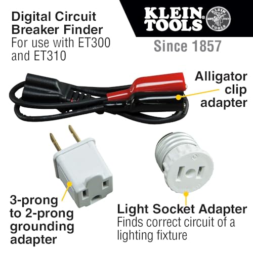 Klein Tools ET310KIT AC Circuit Breaker Finder Kit - 3 Piece Electrical Testing Set