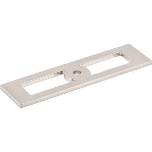 Top Knobs TK922BSN Top Knobs TK922 Hollin 3-3/4 Inch Center to Center Backplate for Cabinet Knobs from The Lynwood Series