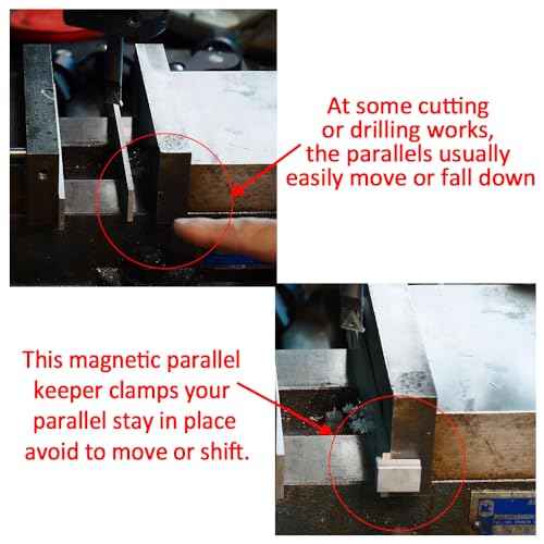 Magnetic Parallels Keeper Holder Retainer Clips Kurt Vise Jaw Machinist Tools - 4set