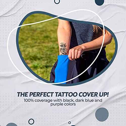 KUHNMARVIN 2 Pairs Arm Sleeves Compression UV Protection Cooling Sun Sleeves Tattoo Cover Up Basketball Arm Sleeves Football
