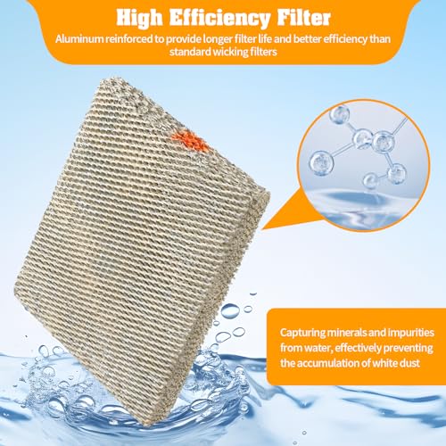 DerBlue 3-Pack Aluminum Mesh Humidifier Replacement Filters for AprilAire 300-760 Series