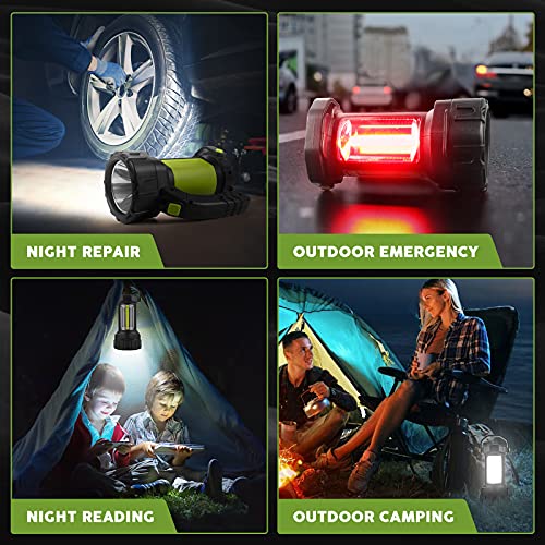 AlpsWolf Rechargeable Camping Lantern with 800LM Brightness, 3600mAh Power Bank, Green, 1 Pack