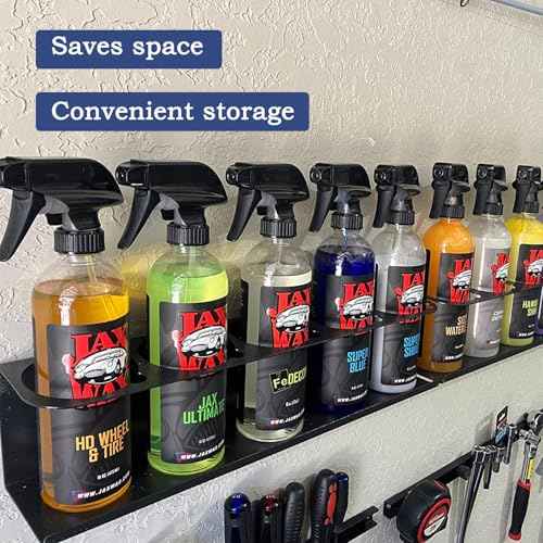 Spray Can Holder Organizer Aerosol Can Rack Wall Mount Spray Paint Storage Fit For Garage And Workspace (Pack of 2)