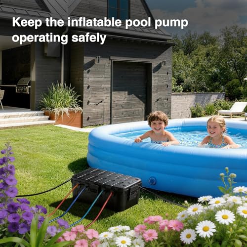 Flemoon Large Outdoor Waterproof Electrical Box 12.5x8.5x5 inch Black Weatherproof Outlet Cover