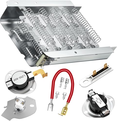 279838 Dryer Heating Element Kit for Whirlpool Maytag Roper Amana Kenmore 70-80 Series