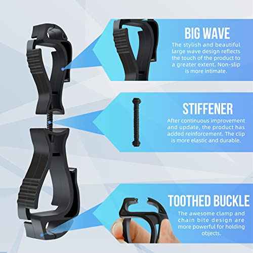 NANHONG Glove Clips, Glove Holder, Glove Clips for Work, Glove Holder Clip, Work Gloves, for Duty Belt, for Construction