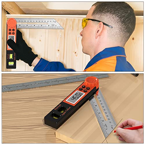 Rainyb Digital Angle Finder & T-Bevel Gauge 0-360° Protractor Tool, 1x Variation