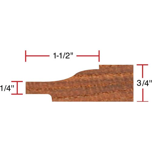 Grizzly Industrial C2067 - Panel Cutter - Ogee, 3/4" Bore