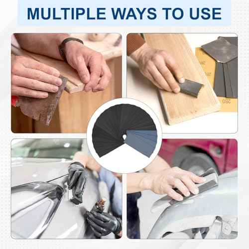 Sandpaper 3000 Grit Sandpaper Sheets,9x3.6 Inch/Wet Dry Sandpaper for Wood Furniture Refinishing, Metal Sanding and Automotive Polishing