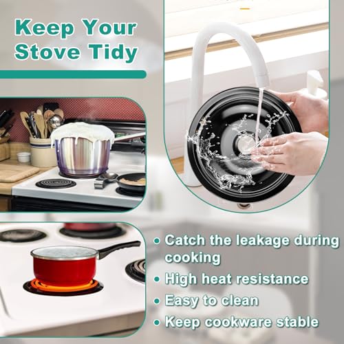 Cenipar 5304430149/5304430150 Drip Pan Set for Electric Range 8-pc MP21YA/MP15YA Includes 2x 5304430149 & 2x 5304430150