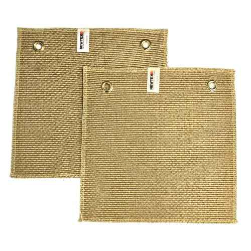 Newtex High-Temperature Resistant Fiberglass Pad - 2 Pack (12" x 12" each) - High Heat Resistant PlumberPad for Soldering, Welding, Brazing - Heavy Duty, Professional Welding Pad