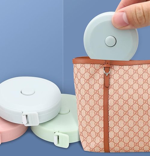 3 Pack Mini Retractable Tape Measure，60 inch/150 cm，Flexible, Pocket Size, Dual Sided for Body Measuring
