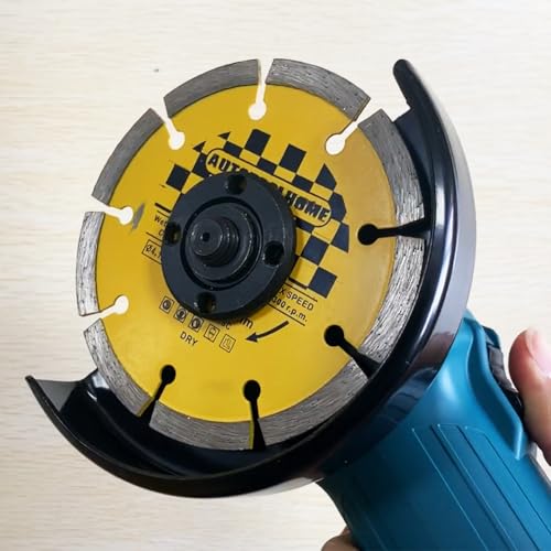 AUTOTOOLHOME 4 1/2-inch Diamond Saw Blades Angle Grinder Cutting Wheel Dry or Wet Grinding Disc Masonry Brick Concrete Ceramic Tile Cut Off Wheels