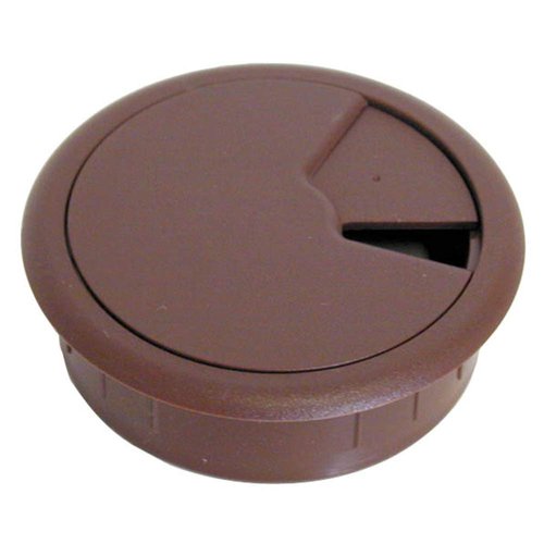 Custom Accents Cable Grommet 2" Brown (1)