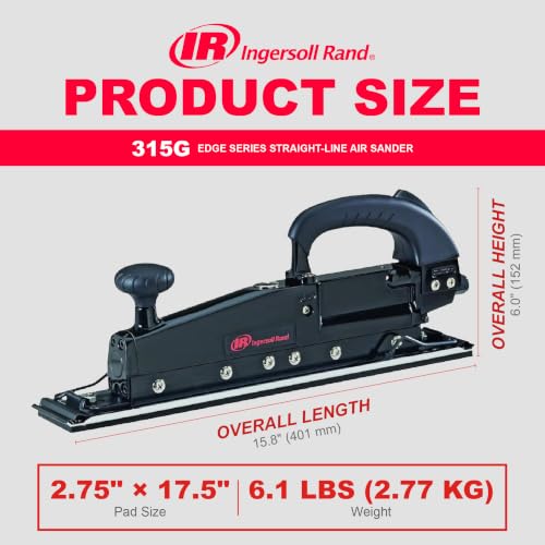 Ingersoll Rand 315G 2.75-Inch x 15-Inch Straight-Line Air Sander for Automotive & Metalwork