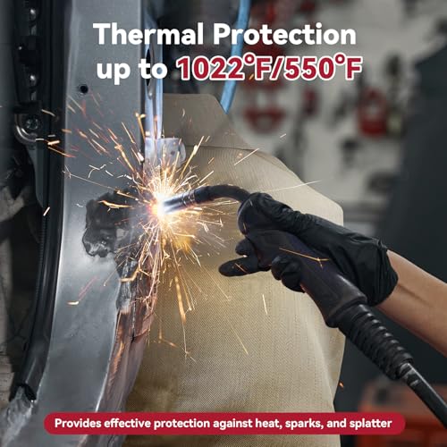 ARCCAPTAIN Welding Blanket 4x6ft, Heavy Duty Fiberglass 1022 ¡ÆF Heat Resistant Fabric Welding Blankets Fireproof 850GSM Thickened, Thermal Resistant Insulation Welding Curtain for Grill, Smoker