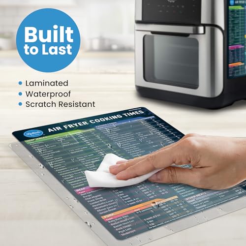 Lotteli Kitchen Air Fryer Magnetic Cheat Sheet - Black