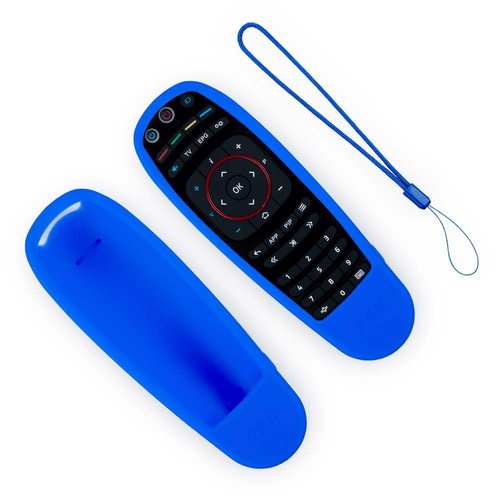 MAG Remote Control for MAG 254 322 324 424 524 544 and Other MAG Linux Set-Top Boxes with Silicon Cover. (Dark Blue)