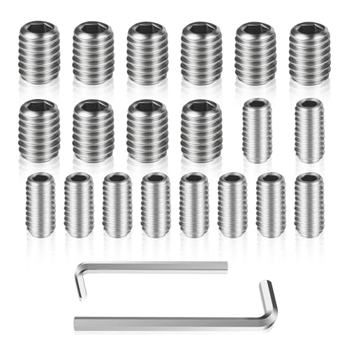 NBPLUS W11366418 Refrigerator Door Handle Mounting Set Screw, M7 x 6mm & 4mm