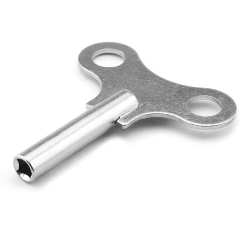 Ruiwaer Clock Winding Key Wood Clock Key Metal Clock Key Sturdy Clock Tool Winding Chain Repair Tool Clock Accessories, Silver