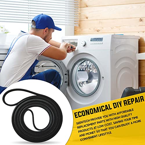 Seentech 341241 Dryer Drum Belt - 1 Pack, 92.25", 4-rib for Whirlpool/Kenmore