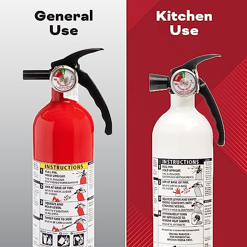 Kidde Kitchen & Home Fire Extinguisher Set - 711A, 2-Pack, Includes Kitchen Extinguisher - Home & Garden