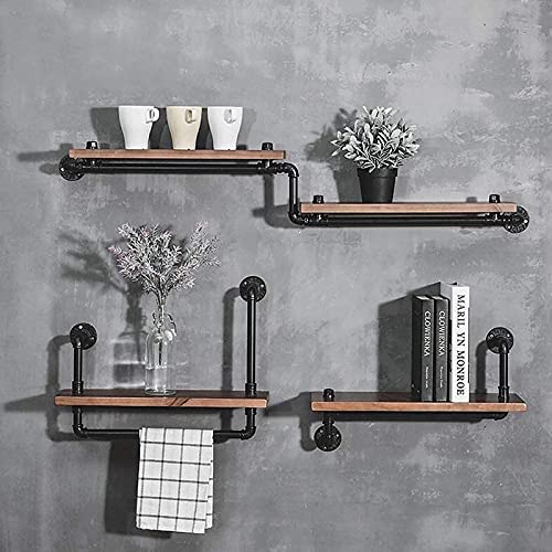 black Carbon steel clamp Thickened pipe clamp u-shaped clip Metal dual hole DIY fasteners for pipe fixed Installation 6pcs (1/2inch)