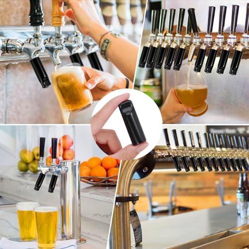 MRbrew Beer Tap Cover Set 10 Pack – Universal Rubber Nipple Soothers for Standard Draft Faucets