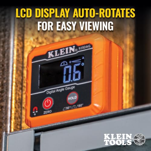 Klein Tools Digital Electronic Level & Angle Gauge - Magnetic, 0-180°