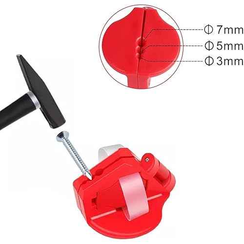 Nail Holder for Hammering, Plastic Pliers,Finger Protective Nail Guide,Home Tool Auxiliary Pliers,Gadget More Safety for Hammering Screws and Nails Secure Nails Anti-smashing finger Joint Pliers Tool