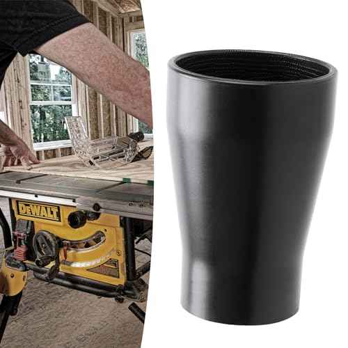 Table Saw Vacuum Adapter Replacement for Dewalt DWE7491RS DWE7491 Table Saw Dust Collector Suitable for Connecting 2 1/2" Table Saw Outlet Connected to 1 7/8" Shop Vac Hose, 1Pcs