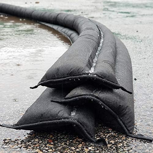 Quick Dam QD610-1 Water-Activated Flood Barrier-1 Pack, Black