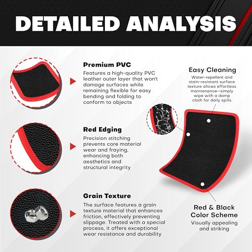 C&T Magnetic Tool Mat Set (4 Sizes) with 25Lb Telescoping Magnetic Pickup Tool