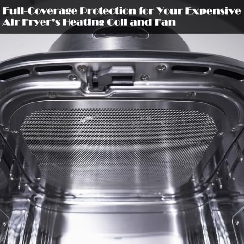 Kispog Air Fryer Splatter Guard for Cosori TurboBlaze, Iconic & 5.8 Qt - Fits TurboBlaze & Iconic