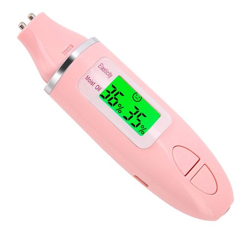 Facial Moisture Tester, Skin Hydration Tester Digital Skin Analyzer Hydration Monitor Water Oil Sensor Detector LCD Display Meter Face Care Device for Traveling Home Beauty Salon Gift Girls Women